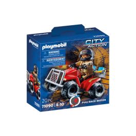 Playmobil Bomberos Speed Quad con Figura y Accesorios