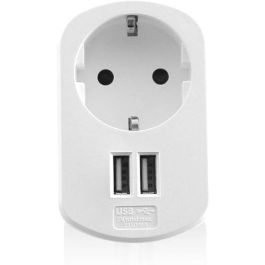 EWENT EW1211 Cargador de Pared USB con 2 Puertos y 3.1A Integrado Blanco Precio: 7.69000012. SKU: S0202492