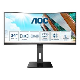 AOC CU34P2A Monitor 34" Ultrawide 2K UHD 3440x1440 VA 1ms 21:9 Curvo 1500R USB-C Altavoces Negro Precio: 474.98999999. SKU: B1GZ2ECTTZ