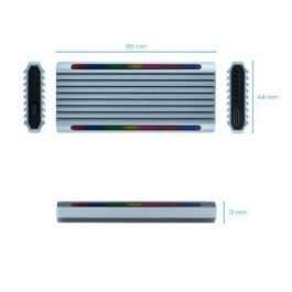 TooQ Shinobi Caja externa para unidad de estado sólido (SSD) Gris M.2 TooQ Shinobi Caja externa para unidad de estado sólido (SSD) Gris M.2