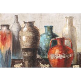 DKD Home Decor Cuadro Cottage Multicolor 2.7 x 60 x 90 cm (2 Unidades) Pintado a Mano Lienzo Pino Precio: 54.97998. SKU: S3017865