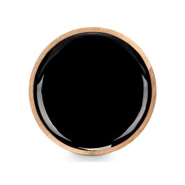 Giftdecor Plato Madera Mango Negro 25 cm (12 Unidades) Giftdecor Plato Madera Mango Negro 25 cm (12 Unidades)