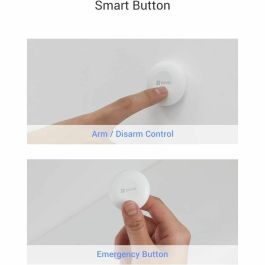 EZVIZ T3C Termostato Inteligente Inalámbrico Blanco - Control de Temperatura con Botones y Alcance de 200m