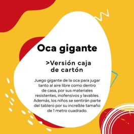 Cayro Juego de la Oca Gigante para Suelo 100x100 cm, Plástico, +2 Jugadores, Edad Mínima 3 Años