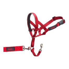 Company Of Animals Bozal Halti Headcollar Rojo Talla 3 para Perro con Banda Acolchada y Control Antitirones
