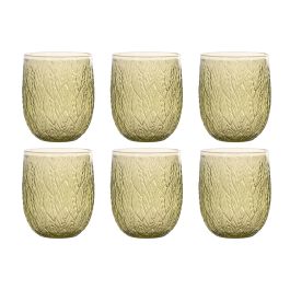 DKD Home Decor Vaso Tropical de Cristal Verde 360ml Set de 6 apto lavavajillas Precio: 15.49999957. SKU: B16CLFEEDL