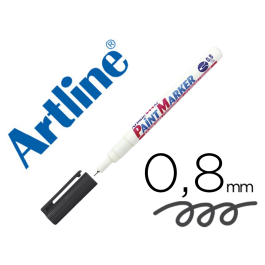 Artline Rotulador Permanente EK-444 XF Negro Punta Redonda 0.8 mm para Metal, Caucho y Plástico Precio: 40.59000055. SKU: B1A5B4AFS7