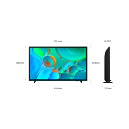 Samsung TU32H5005FKXXC 32" HD Smart TV con WiFi, HDR, PurColor, Tizen OS, Negro