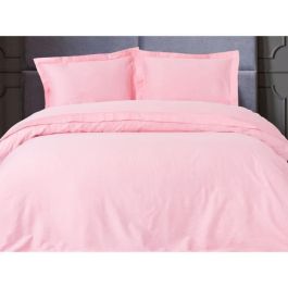 ASI8684283137831 Juego de Cama: Funda Nórdica 220x240 cm + 2 Fundas de Almohada 60x60 cm - 100% Algodón Satén - Rosa ASI8684283137831 Juego de Cama: Funda Nórdica 220x240 cm + 2 Fundas de Almohada 60x60 cm - 100% Algodón Satén - Rosa