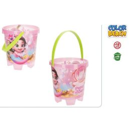 Color Baby Cubo de Playa Castillo Perla del Mar Diametro 18 cm