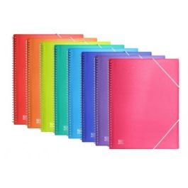 Oxford Carpeta Espiral Urban PP A4 con Gomas y 40 Fundas Cristal, Colores Surtidos (Paquete de 10) (10 Unidades) Precio: 48.50000045. SKU: B19YVXD2MT