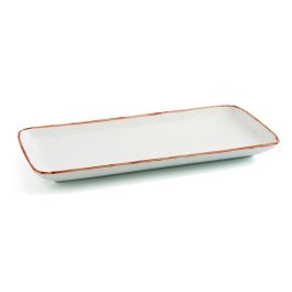 Ariane Fuente Rectangular Porcelana Terra 36x16,5 cm (6 Unidades)