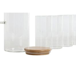 Vaso Basicos DKD Home Decor Transparente 8 x 9.6 x 8 cm Set de 5