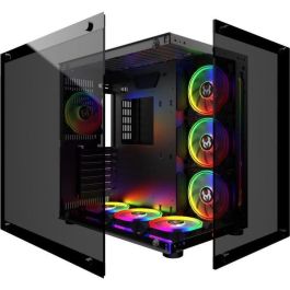 Mred - PC Gamer ATX - Black RGB Crystal Sea