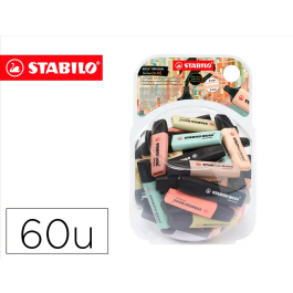 Stabilo Rotulador Boss Pastel Nature Colors Fluorescente Bombonera 60 Unidades Colores Surtidos Precio: 59.50000034. SKU: B17SJ6EQ45