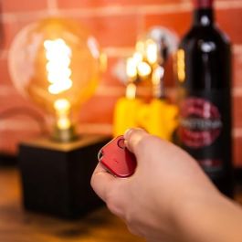 Shelly Blu Button 1 - Botón inteligente Bluetooth Plug & Play para control del hogar, color rojo