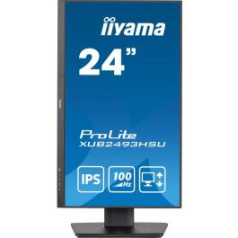 Monitor Iiyama 24” Panel Ips con Usb , Hub 100Hz y Ajustable En Altura