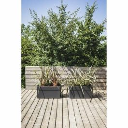 EDA EDA3086960275303 Jardinera CAREL Gris antracita 63 L con ruedas 78x39x39 cm para exterior e interior EDA EDA3086960275303 Jardinera CAREL Gris antracita 63 L con ruedas 78x39x39 cm para exterior e interior