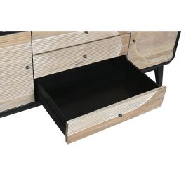 Mueble Tv Moderno DKD Home Decor Negro Natural 50 x 58 x 120 cm