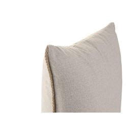 DKD Home Decor Cojín Boho de Algodón y Yute Natural 45 x 45 cm (2 Unidades) con Cremallera