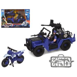 Muñecos Acción Policias Azul Coche Y Moto Precio: 5.68999959. SKU: S1125397