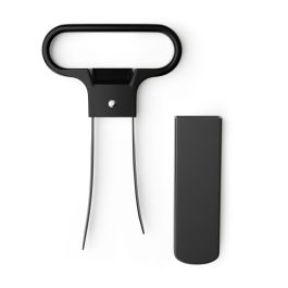 Abrebotellas Koala Basic Negro Metal 11 x 6,5 x 1 cm (12 Unidades)