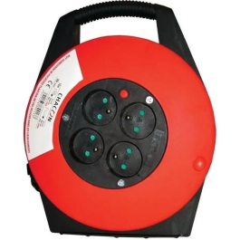 Chacon Enrollador Manguera Eléctrica 10m 4 Tomas 16A 3x1.5mm² con Mango y Disyuntor de Seguridad Precio: 38.78999971. SKU: B15VJF3SSJ