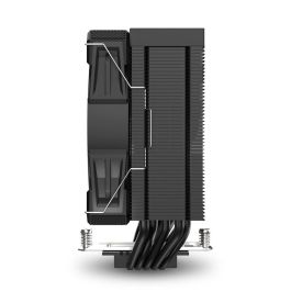 Sharkoon A50 Refrigerador de CPU de Torre Única con Ventilador 120mm, 5 Tubos de Calor, TDP 230W, Negro. Compatible con Zócalos.