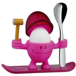WMF 0616687400 - McEgg Eierbecher con Cuchara, color rosa