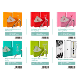 Belius Expositor Lote Bolígrafo 36 Piezas 3 Niveles MDF 600x420x750 mm