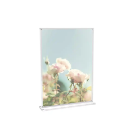 Maul Expositor sobremesa acrílico DIN A4 con sujeción magnética, 228x47x318 mm