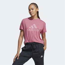 Camiseta de Manga Corta Mujer Adidas IC0503 Rosa claro (M)