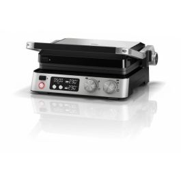 Braun BRA1697703395607 Parrilla multifunción Multi Grill 7, 2000 W, 3 posiciones de calentamiento, Negro/Acero
