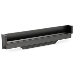 Viefe Tirador Embutir Modelo Hexxa, Aluminio, Acabado Blanco Mate para Muebles, 200 mm