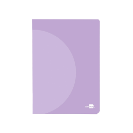 Liderpapel Libreta 360 Tapa Plástico A5 48 Hojas 90gr Horizontal Doble Margen Colores Pastel