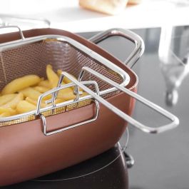 Set de Sartén Multifunción 5 en 1 Copper Coppans InnovaGoods 4 Piezas Set de Sartén Multifunción 5 en 1 Copper Coppans InnovaGoods 4 Piezas