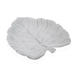 Centro de Mesa Versa Hoja Blanco 17 x 3 x 28 cm Precio: 6.50000021. SKU: B1AX4XNRF3