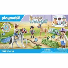 PLAYMOBIL 71495 Jinetes de ponis y saltadores