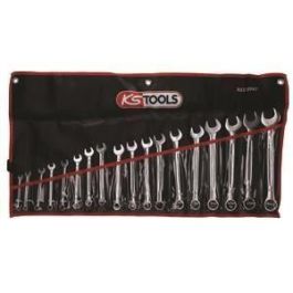 KS TOOLS 922.0047 Juego de Llaves Combinadas Métricas 18 Piezas, de 6 a 24 mm, con Ángulo de Horquilla de Ojo Inclinado 15° en Estuche Precio: 114.88999973. SKU: B1A5N29MNM