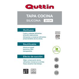 Quttin Tapa de Cocina de Silicona de 28 cm (12 Unidades)