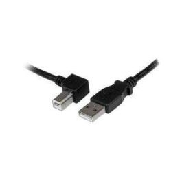 Cable USB A a USB B Startech USBAB3ML Negro