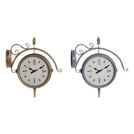 Reloj Pared Tradicional DKD Home Decor Gris Dorado 14.5 x 47 x 43 cm (2 Unidades) Precio: 135.49999991. SKU: S3044954