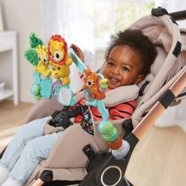 VTech Baby Arco musical del despertar para gatitos bebés articulado con texturas para cuna, silla de coche y cochecito