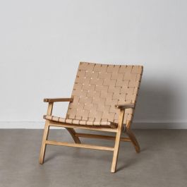 Butaca Beige Madera Teca-Piel 74 X 78 X 75 cm Precio: 470.0003. SKU: B18G6F32CZ