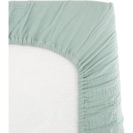 Sábana bajera envolvente - DOMIVA - 60x120 cm - Celadon - Gasa de algodón Precio: 29.9913262. SKU: B1F96QJK82