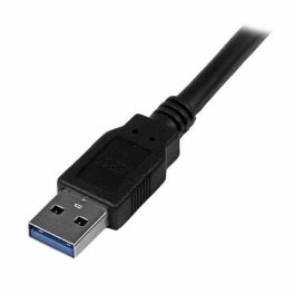 Cable USB A a USB B Startech USB3SAB3MBK 3 m Negro