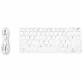 Bluestork BLU3760162067743 Teclado TKL Bluetooth Recargable para Mac Blanco