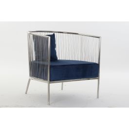 Butaca Moderno DKD Home Decor Azul Marino 69 x 70 x 66 cm Butaca Moderno DKD Home Decor Azul Marino 69 x 70 x 66 cm