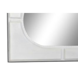 DKD Home Decor Espejo Moderno de Pared Colección Cruz Rombo Blanco en Madera de Mango 154 x 94 x 4 cm