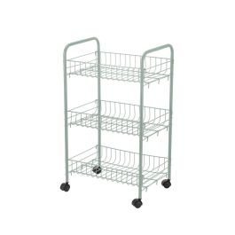 DKD Home Decor Frutero Vintage Verde Menta 40 x 26 x 62 cm con Ruedas y 3 Cestas Desmontable Chinalight 2022 Precio: 8.73378. SKU: S3037195